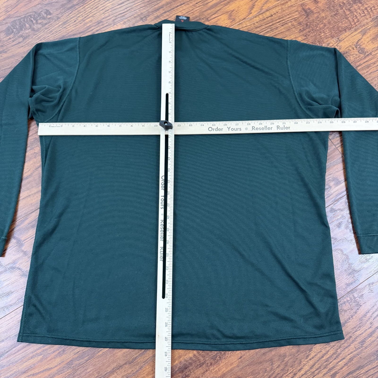 VINTAGE Patagonia Shrit Men XL Green Capilene Long Sleeve Breathable Made in USA gallery