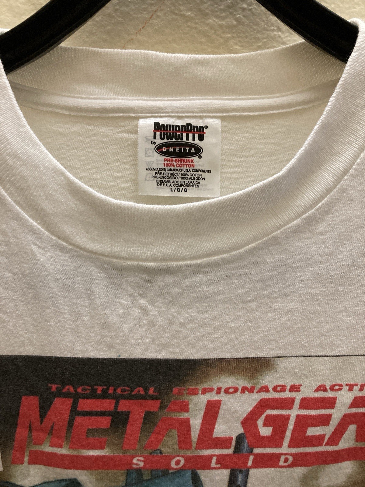 Vintage Deadstock Metal Gear Solid PlayStation T Shirt Size L 90s gallery