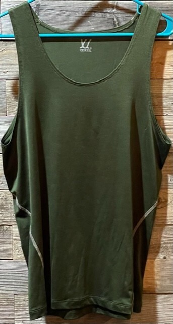Xdian, Men’s XL, Tank Top, Muscle, Shirt, Pull-on, Sleeveless, Army Green,Gym gallery