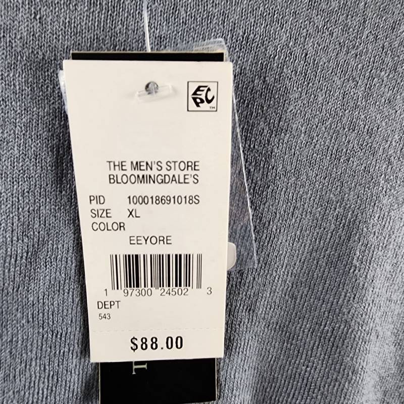 The Men's Store at Bloomingdale's Cashmere Blend Sweater Tee XL Eeyore Pullover gallery