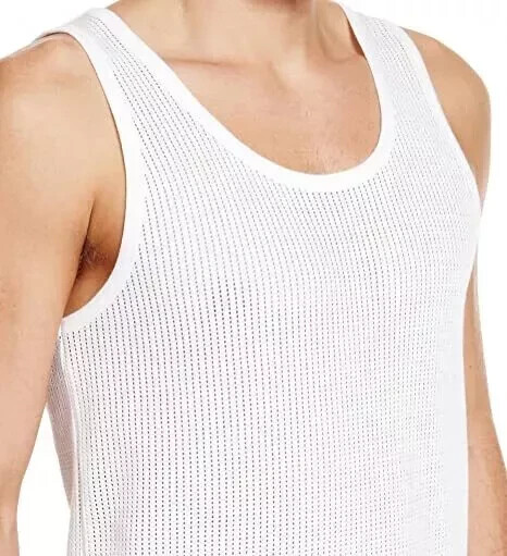 MENS MESH  WHITE SUMMER VEST/ SPORTS /GYM DAILY VESTS  100% COTTON PACK OF 3
