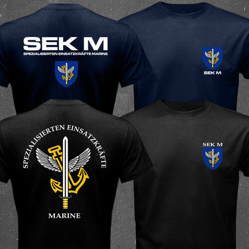 German Navy Marine Naval Special Deployment Force SEK M KSM Frogmen T-shirt gallery