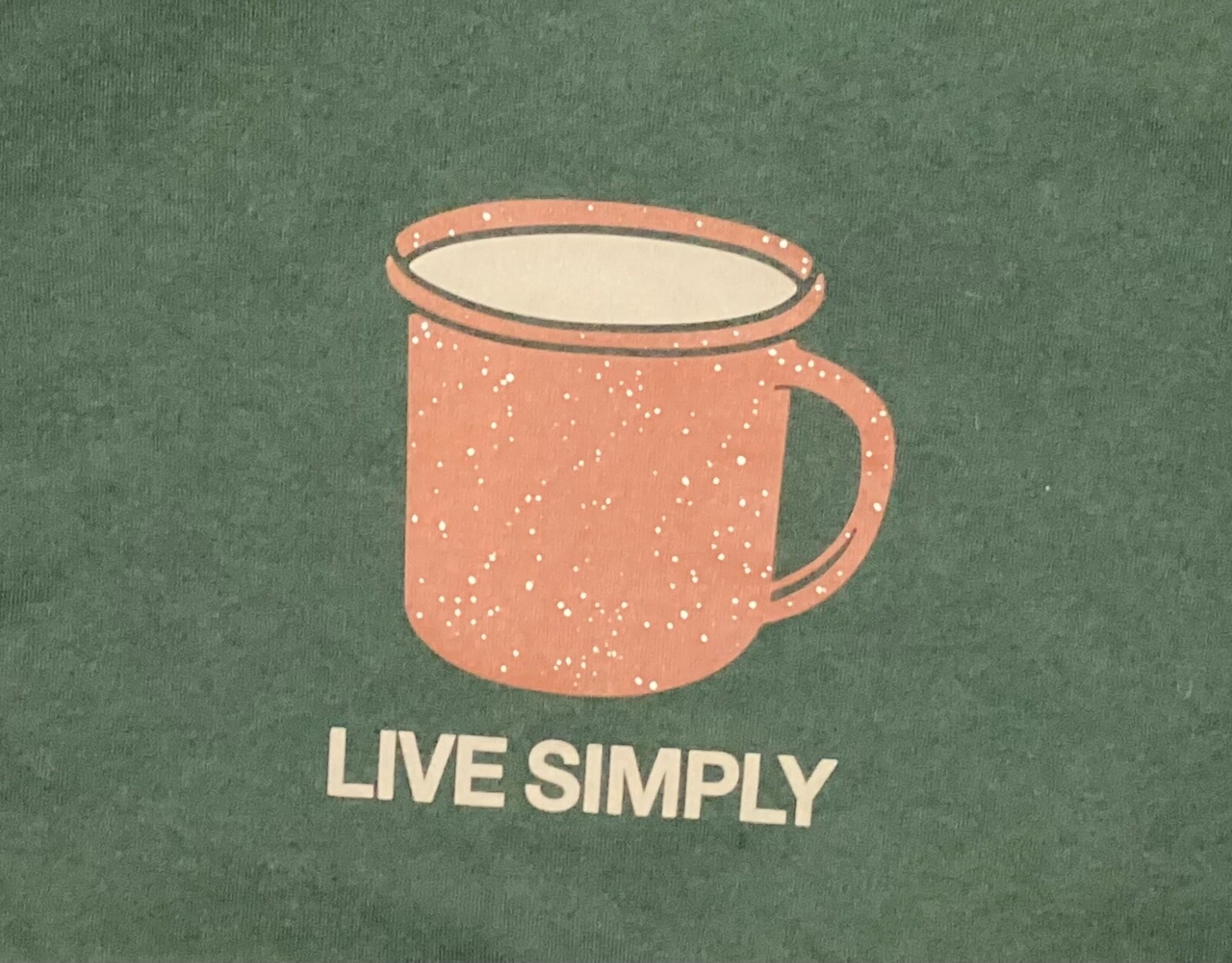 Patagonia Live Simply Green Short Sleeve tee Organic Cotton Coffee Mens Size XS gallery