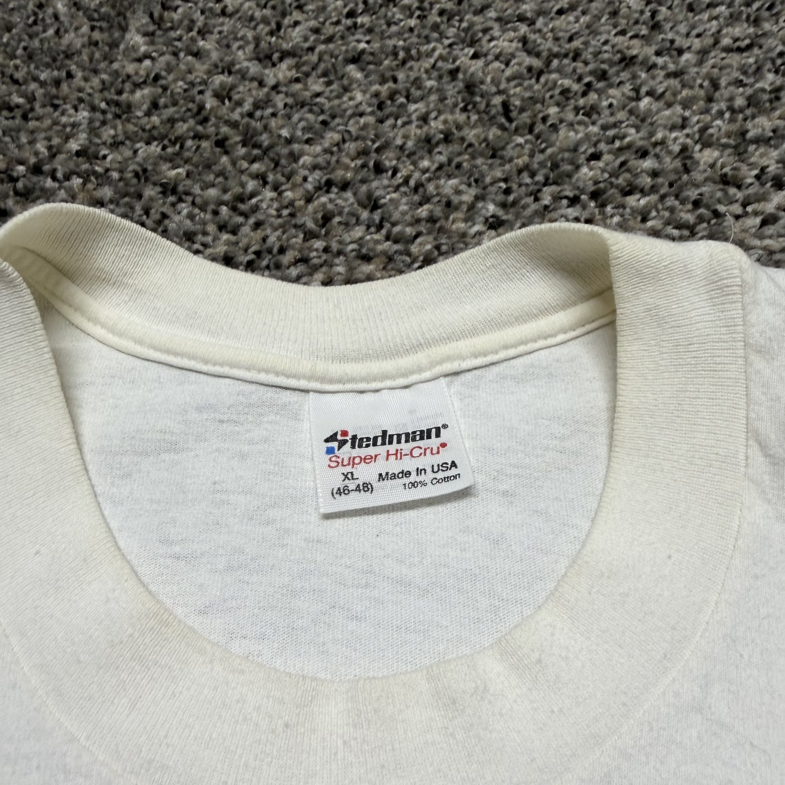 Vintage Arizona T-shirt Size XL White Stedman 90s Dry Heat - Distressed gallery