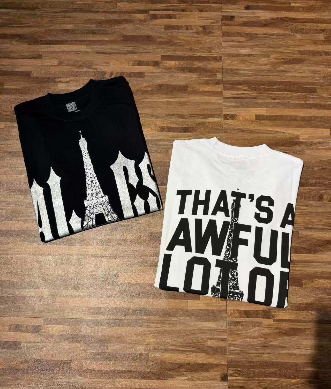 S-M-L-XL THAT'S A AWFUL LOT OF COUGH SYRUP T-shirt White & Black gallery