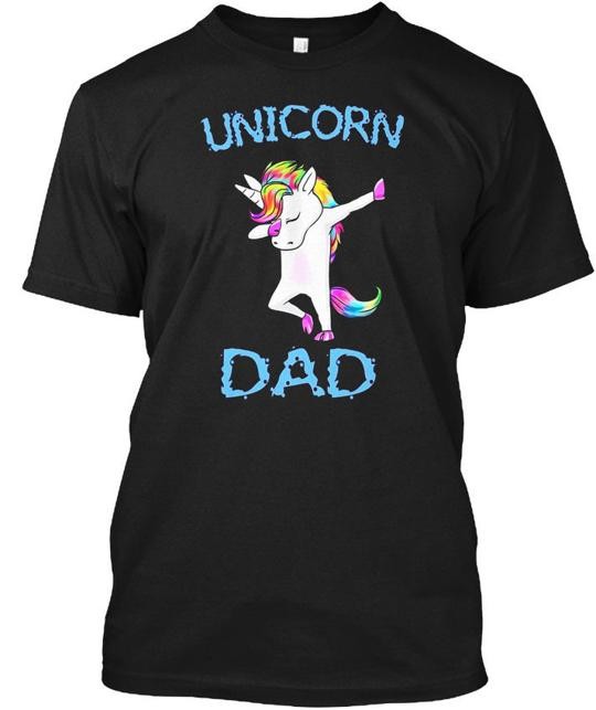 Unicorn Dad Dabbing Dab Dance T-Shirt Made in the USA Size S to 5XL gallery