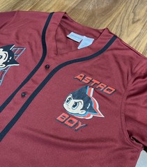 Astro-Boy Baseball Jersey Size Large Isaac Morris Limited Mighty Atom Zoom