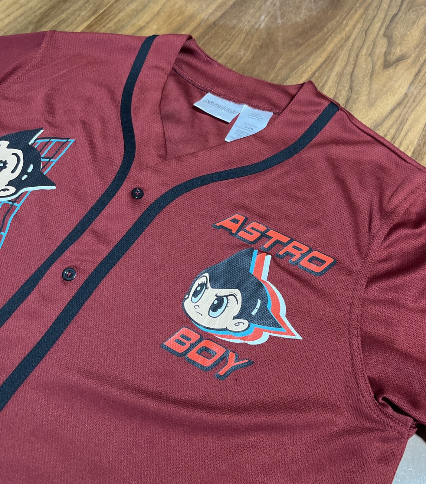 Astro-Boy Baseball Jersey Size Large Isaac Morris Limited Mighty Atom Zoom gallery