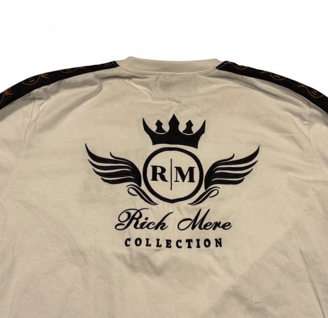 Y2K Rich Mere Collection T Shirt Mens Large White Crown Logo Streetwear gallery