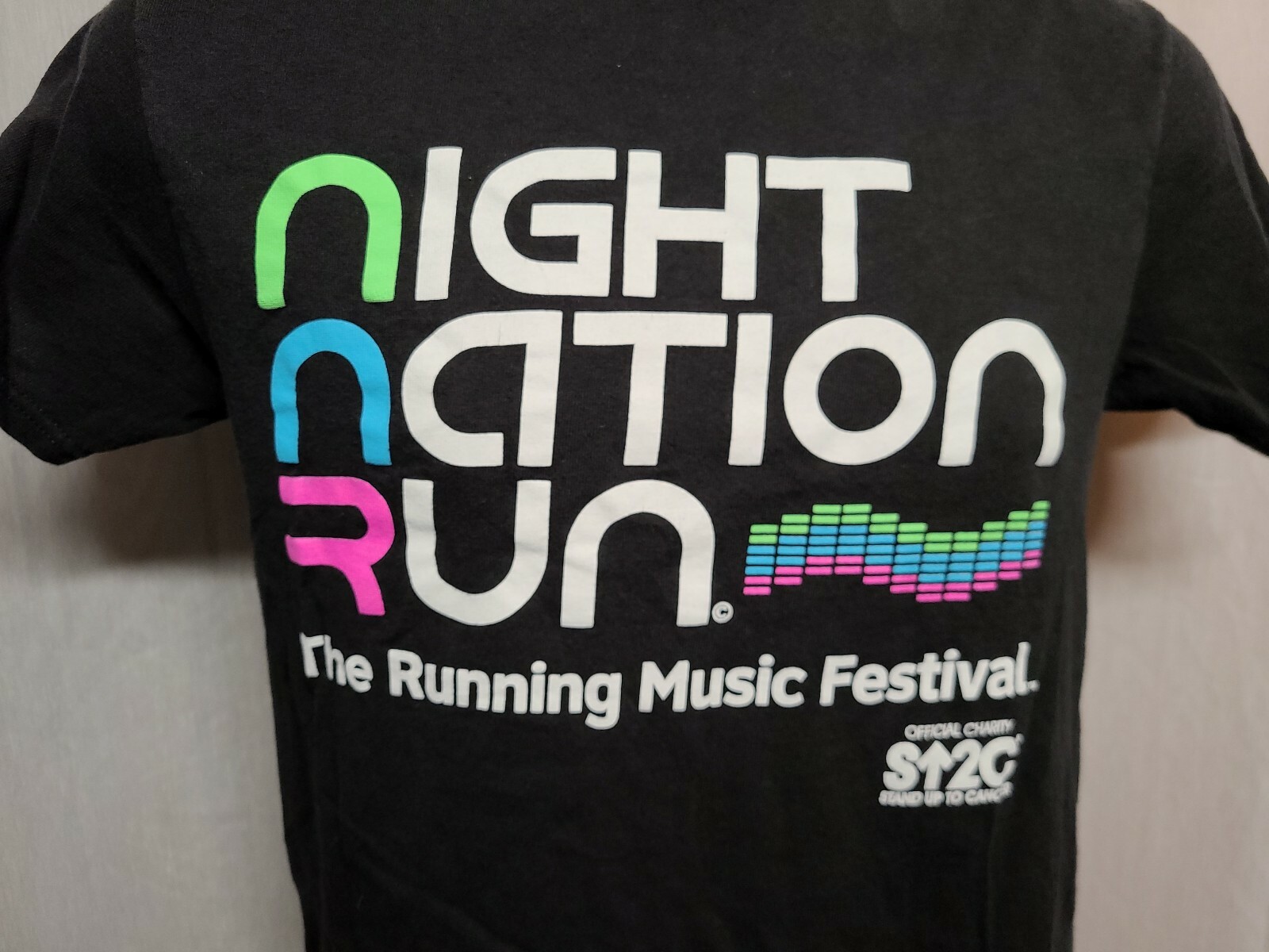 Night Nation Run The Running Music Festival Adult Small Black TShirt gallery