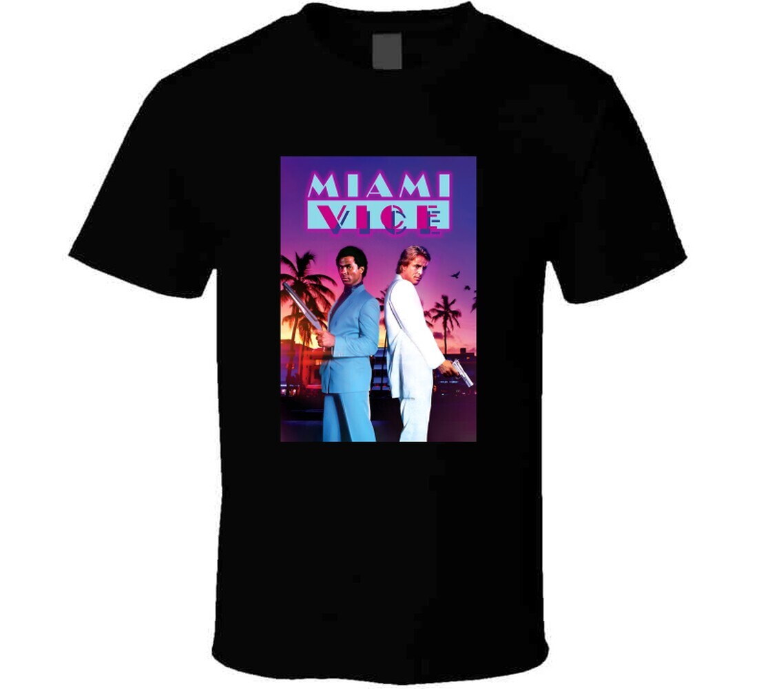 Miami Vice Tee Retro 80s Television Series Tv Show Fan T Shirt gallery
