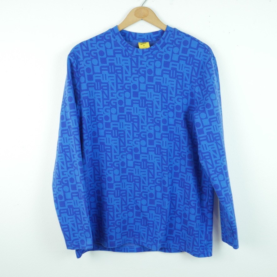 Golf Wang Jubilee Long Sleeve T Shirt Tyler The Creator Blue Logo Medium Cotton