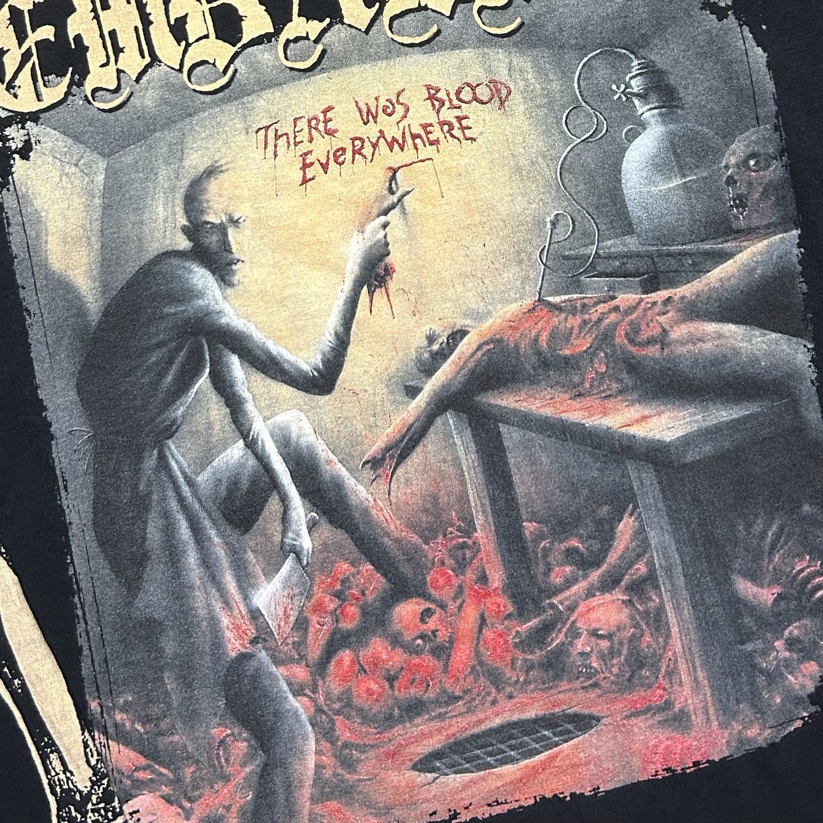 EMBALMER Band Tee Death Metal There Was Blood Everywhere VTG 2010s Print XL MINT gallery