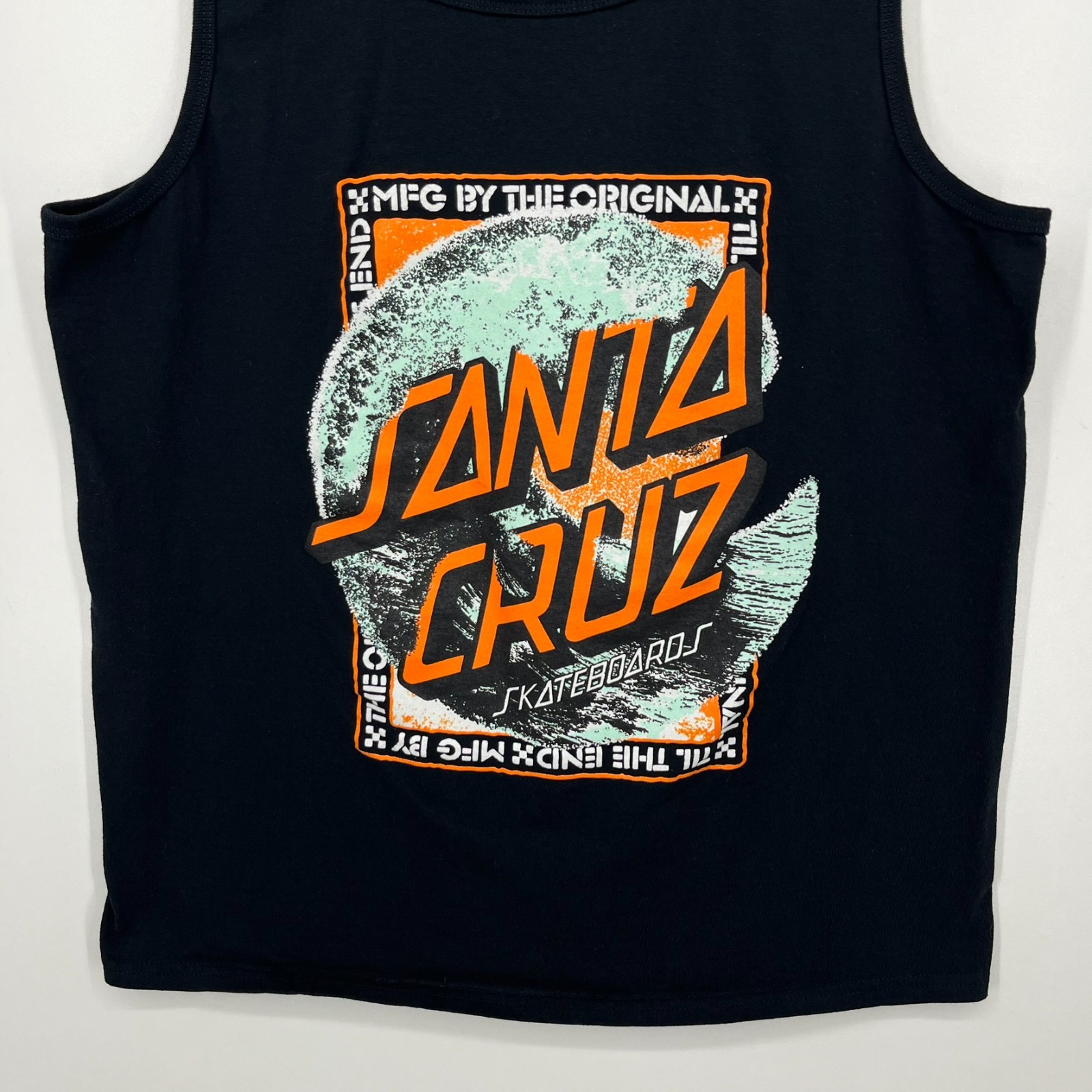 Santa Cruz Skateboards Tank Top Men's Size L Black Graphic Logo Sleeveless gallery