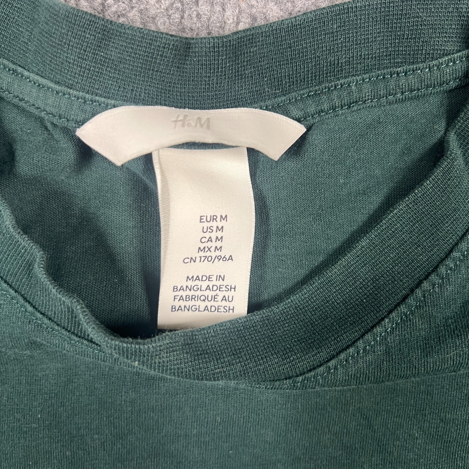 H&M Vacanze T Shirt Mens Medium Green Cotton Non Stretch Short Sleeve Casual Tee gallery