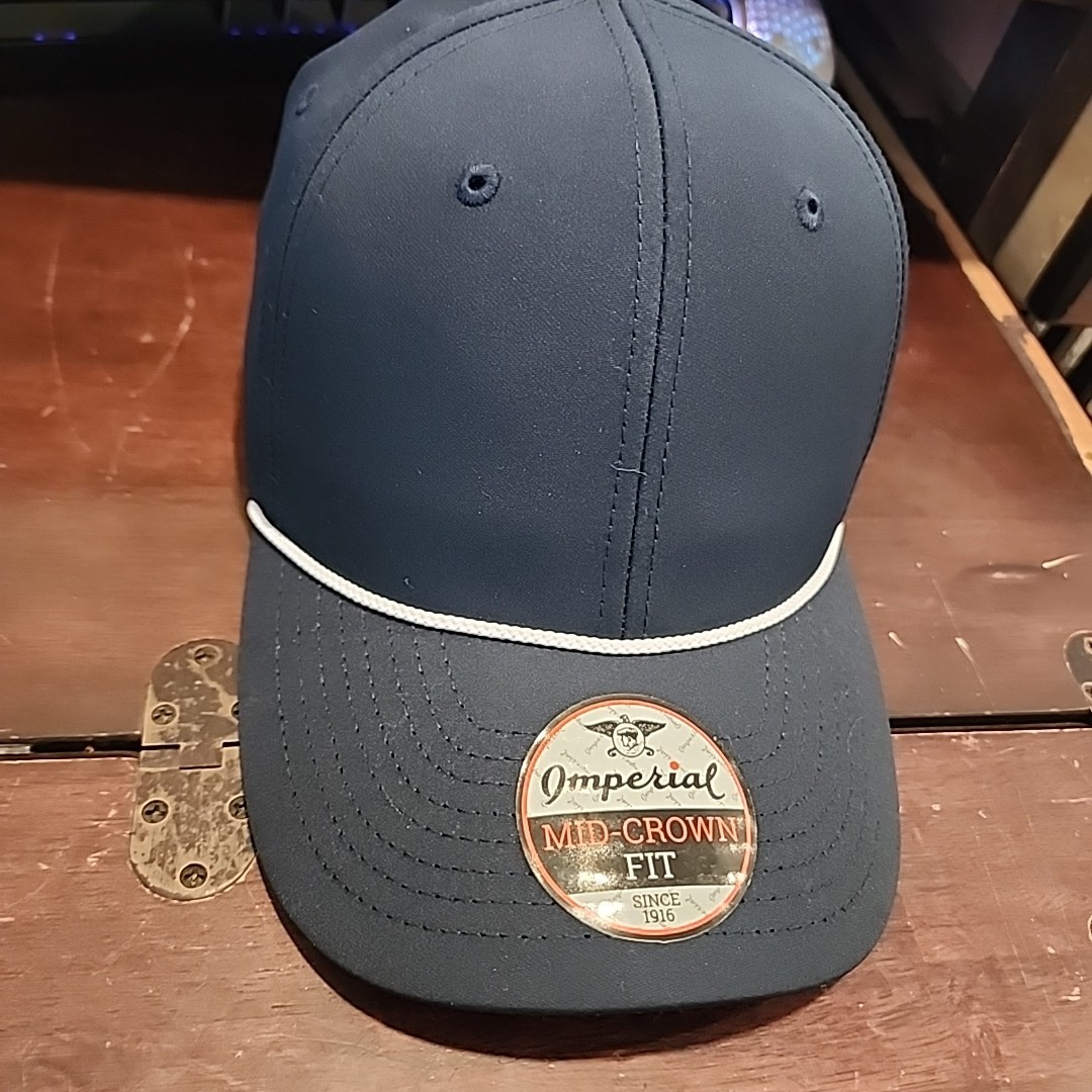 Imperial The Wingman Cap - Dark navy blue with white string gallery