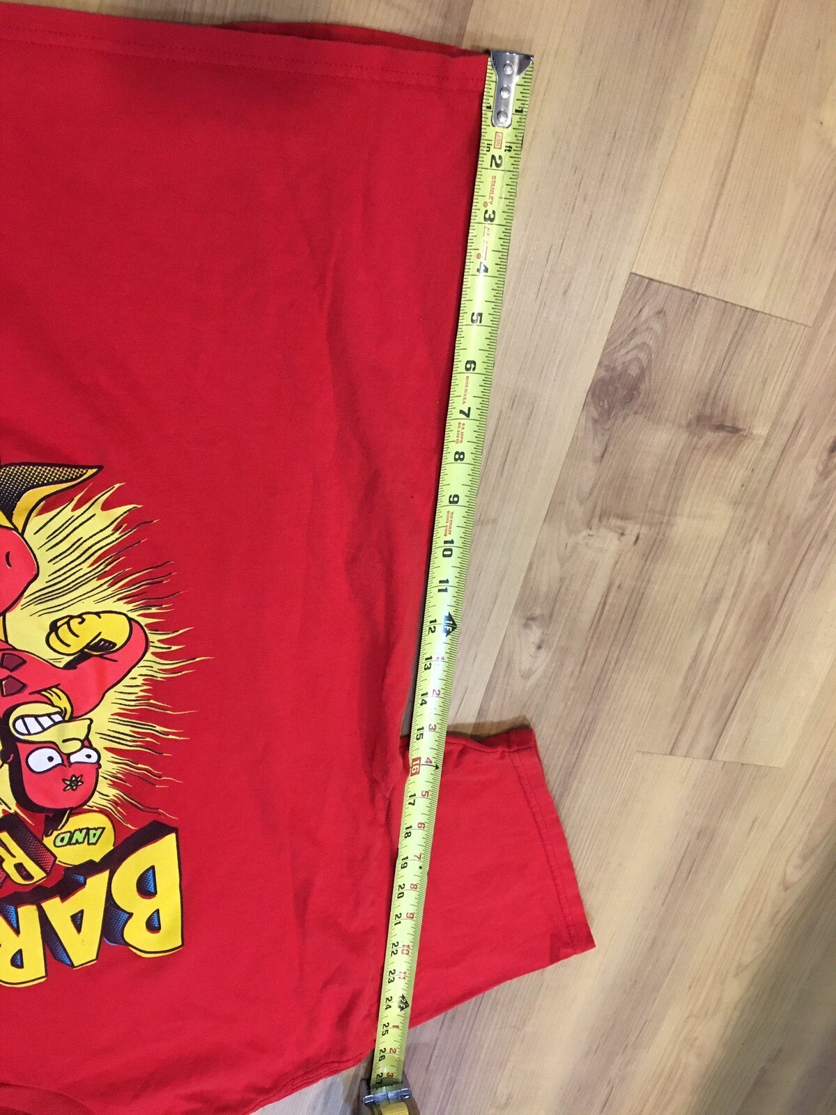 The SIMPSONS Mens Adult Red T-shirt XL BARTMAN And RADIOACTIVE MAN Comic style gallery