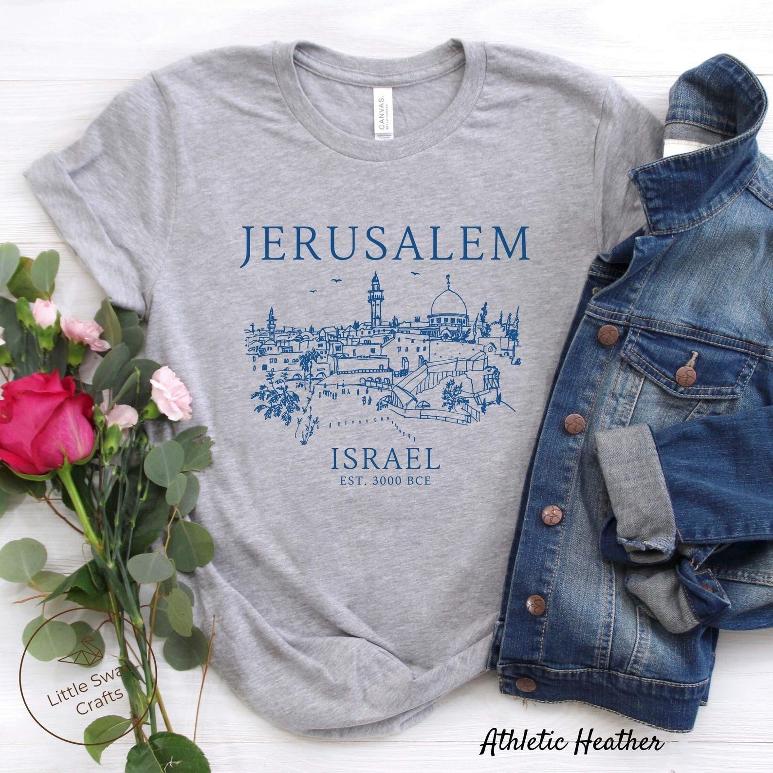 Jerusalem Shirt Travel Gift for Israel Trip Lovers Souvenir Tee gallery