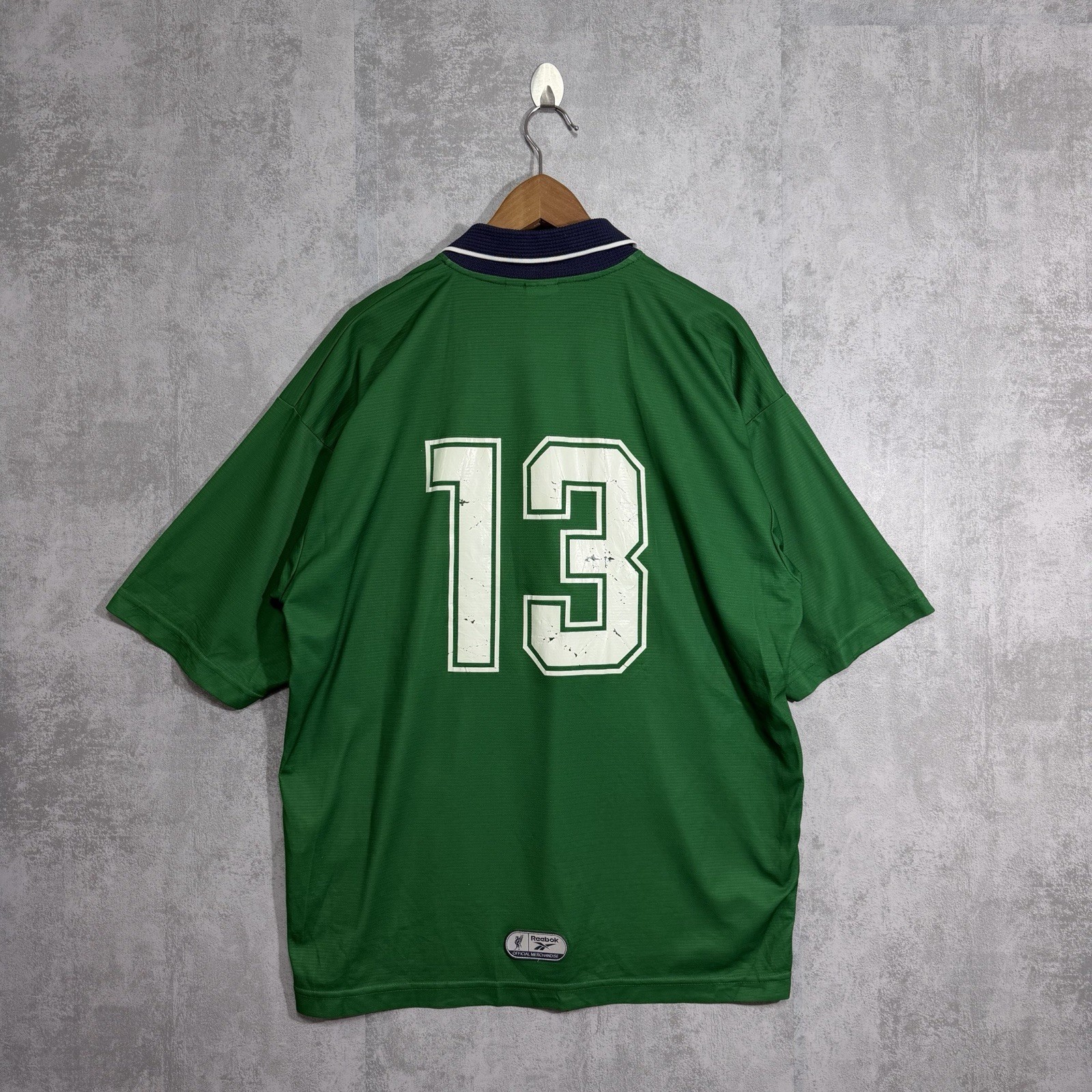 Vintage Liverpool Reebok Mens 1999/2000 Away Kit Jersey Green Size XL gallery