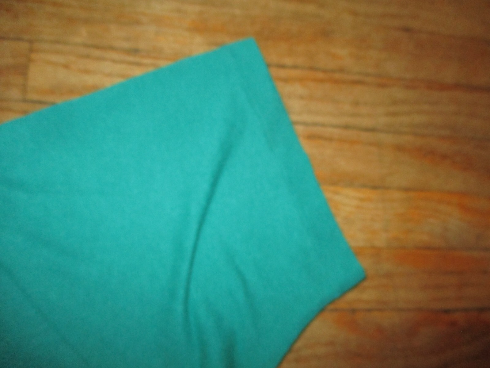 vtg 1980s SINGLE STITCH JERZEES T SHIRT Blank Plain 50/50 Turquoise USA - LARGE gallery