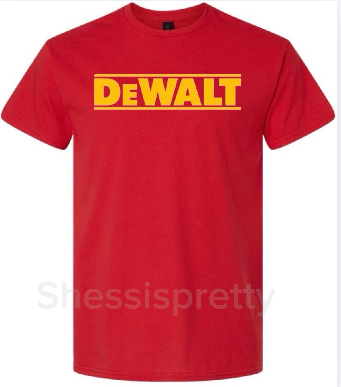 DeWALT Men's T-Shirt – 100% Cotton, Heavy-Duty Work Shirt with Logo gallery
