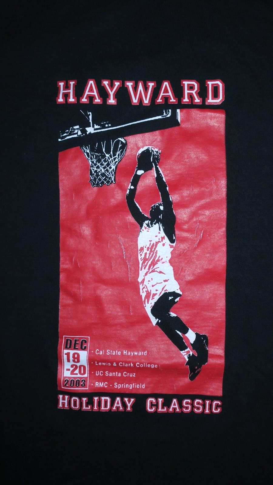2XL Hayward California CA Basketball Holiday Classic UCSC RMC LEWIS T-Shirt XXL gallery