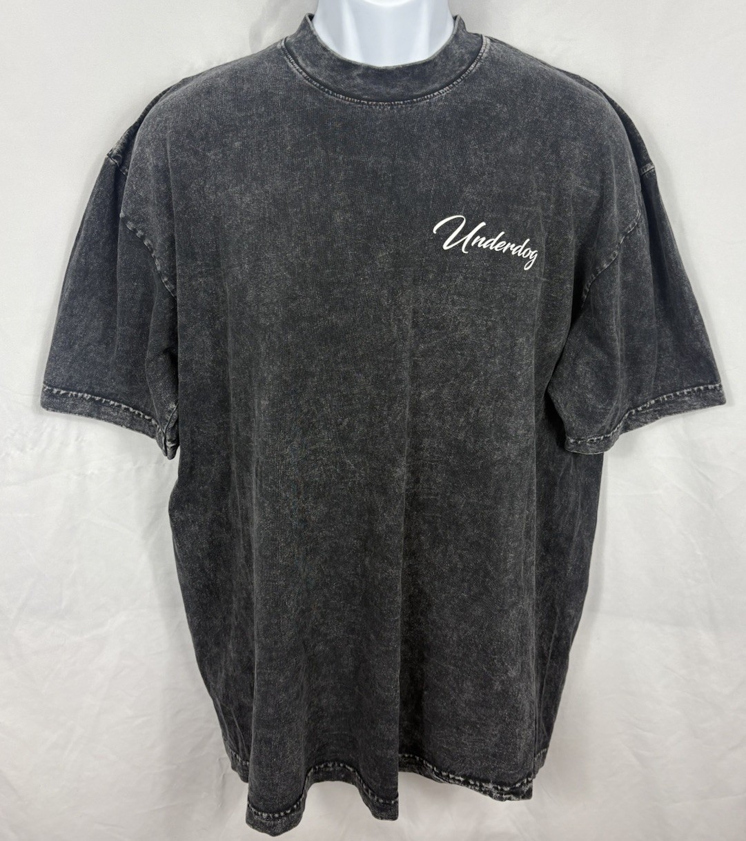 Under Dog Jason Kelce Black Acid Wash T-Shirt Men’s Size XL Excellent