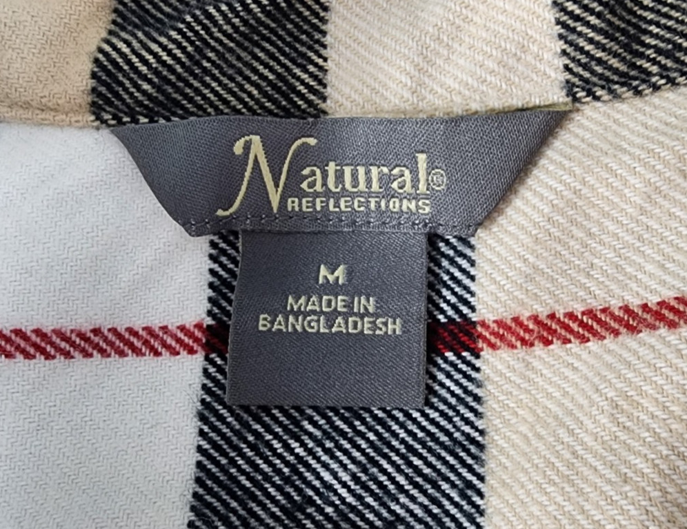 Naturals Reflections - Safari Plaid Fireside Flannel Shirt - Size Unisex Medium gallery