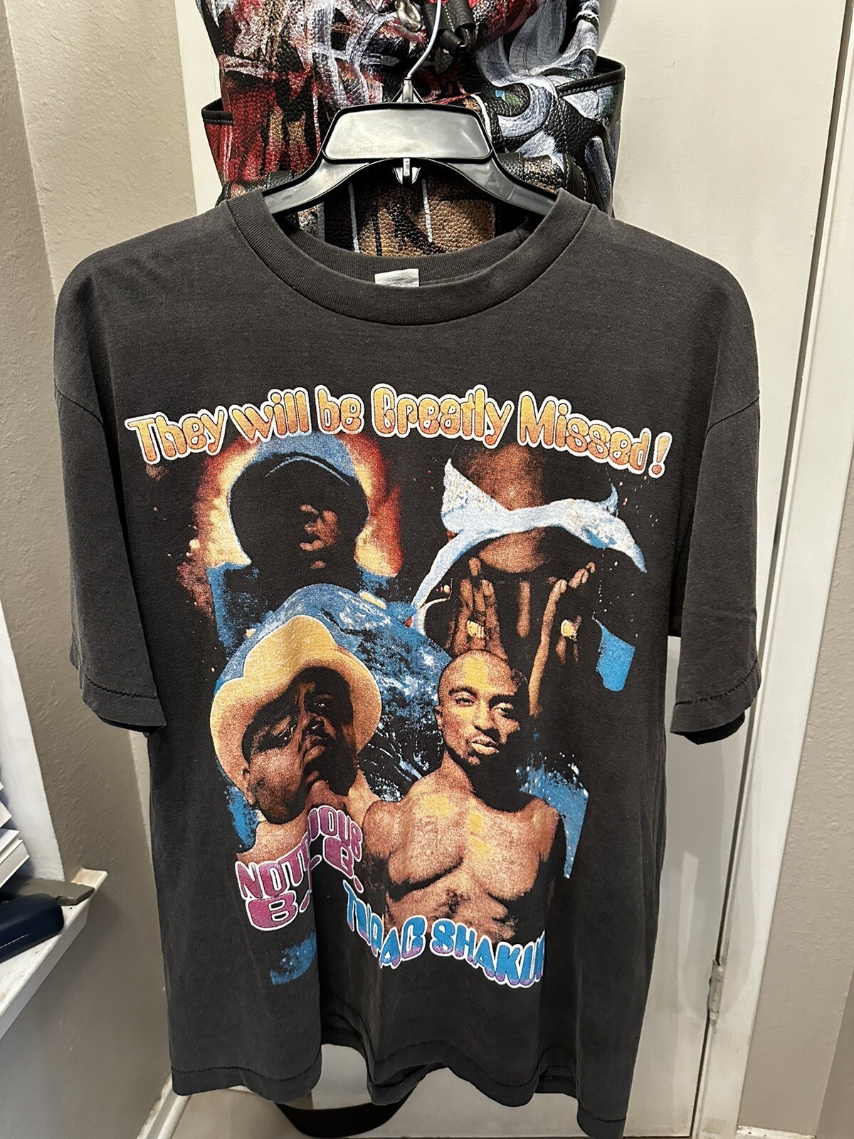 Tupac Biggie Vintage Stop the Violence Rap Tee Shirt