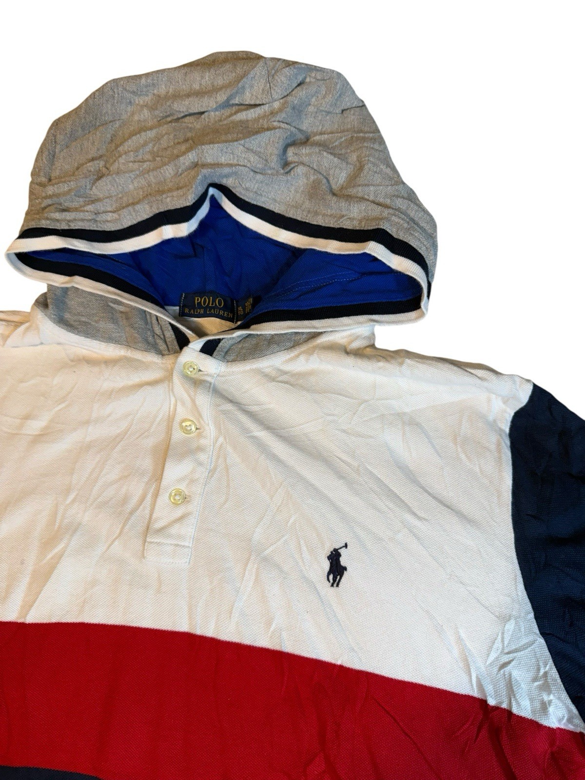 Polo Ralph Lauren, FLAW, Polo, Size: XL, CLASSIC FIT, Grey, Print, Men's T62 gallery