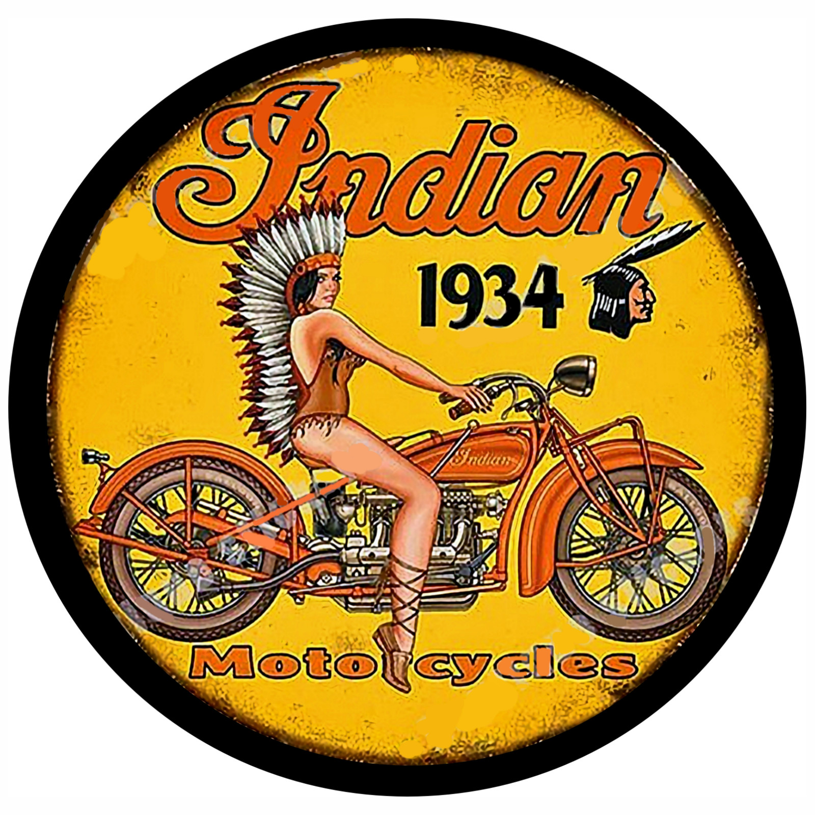 Indian motorcycle sticker sign vintage replicia laptop bumper cups 4 sizes gallery