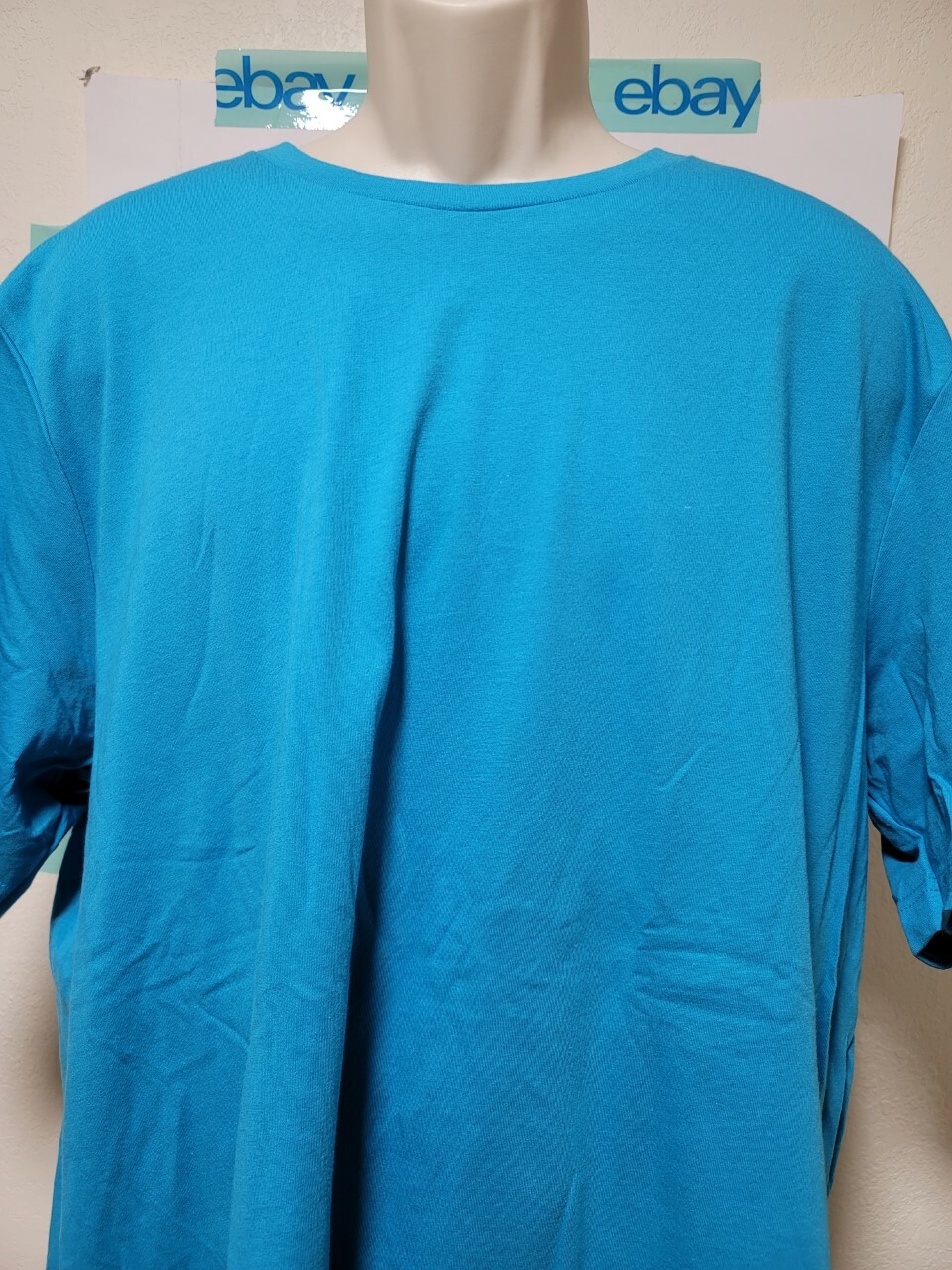 Mens New Bella + Canvas T Shirt Aqua Blue Size XL Strong gallery