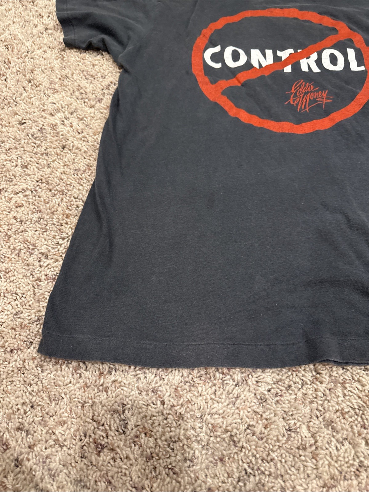 Eddie Money Vintage 86-87 No Control Tour T-shirt Women’s Large L gallery