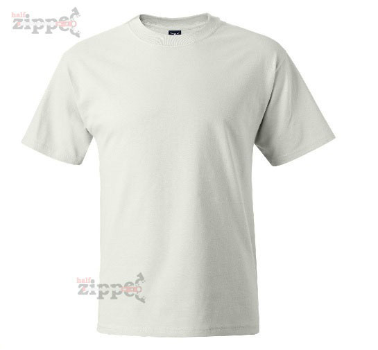 * 6 Pack * Hanes Beefy T Shirts WHITE 5180 S-5XL Wholesale Pricing! gallery