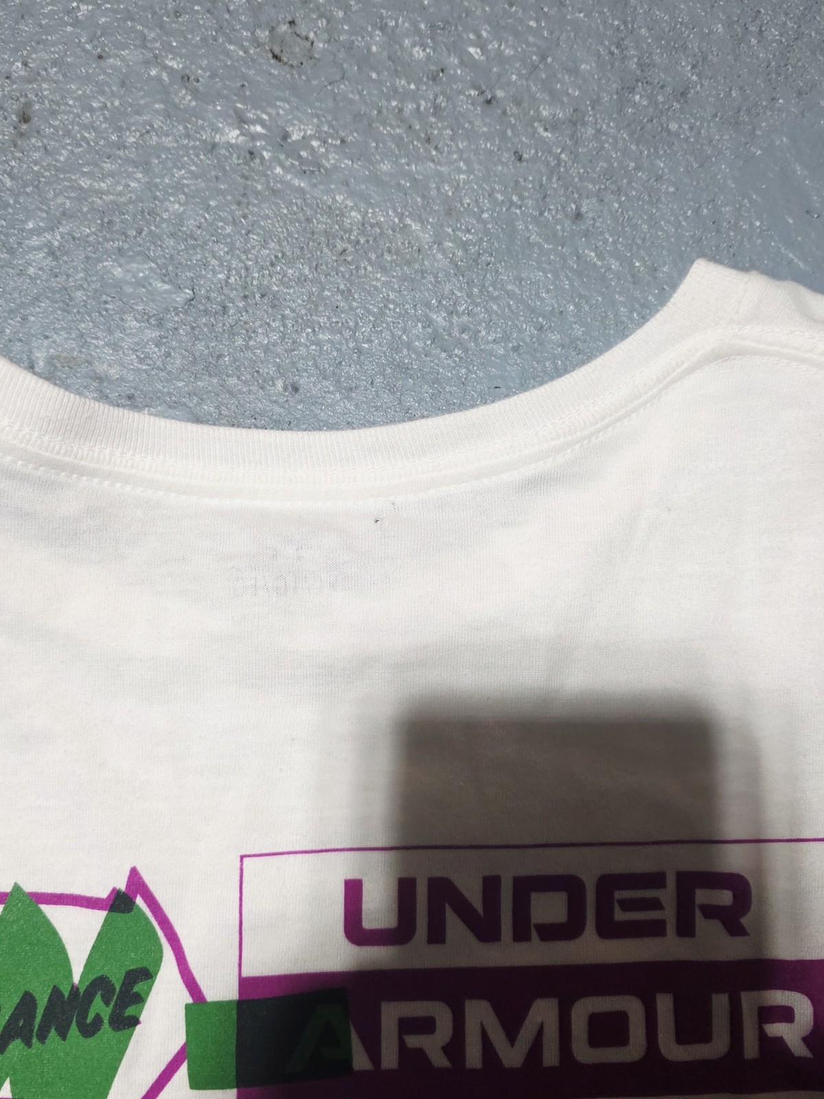 Under Armour Men's Extra Large XL Vintage Type T-Shirt White Loose NWT gallery