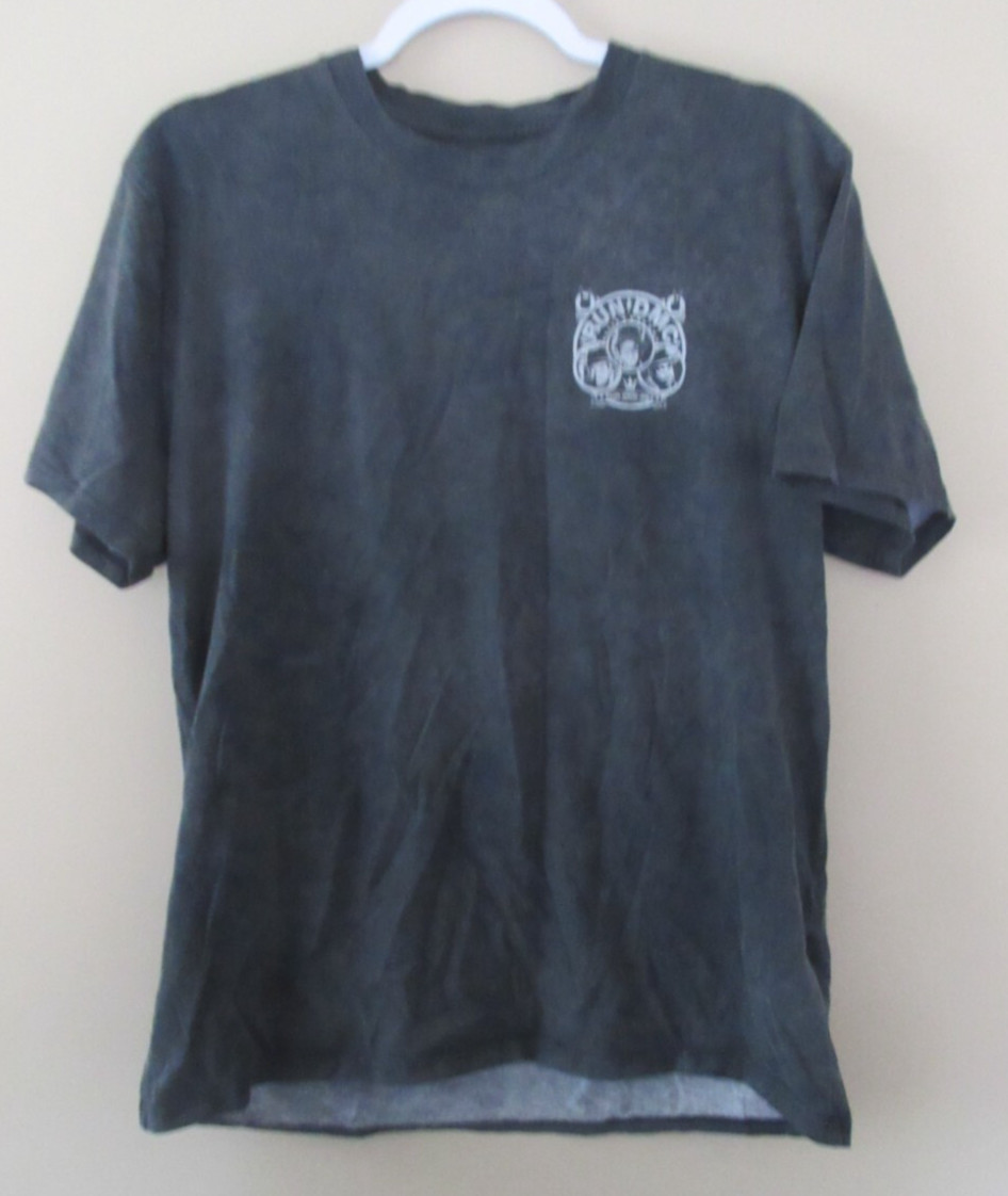 RUN DMC Graphic T-Shirt Mens Lg Gray Relaxed Fit Cotton Front & Back Hollister gallery