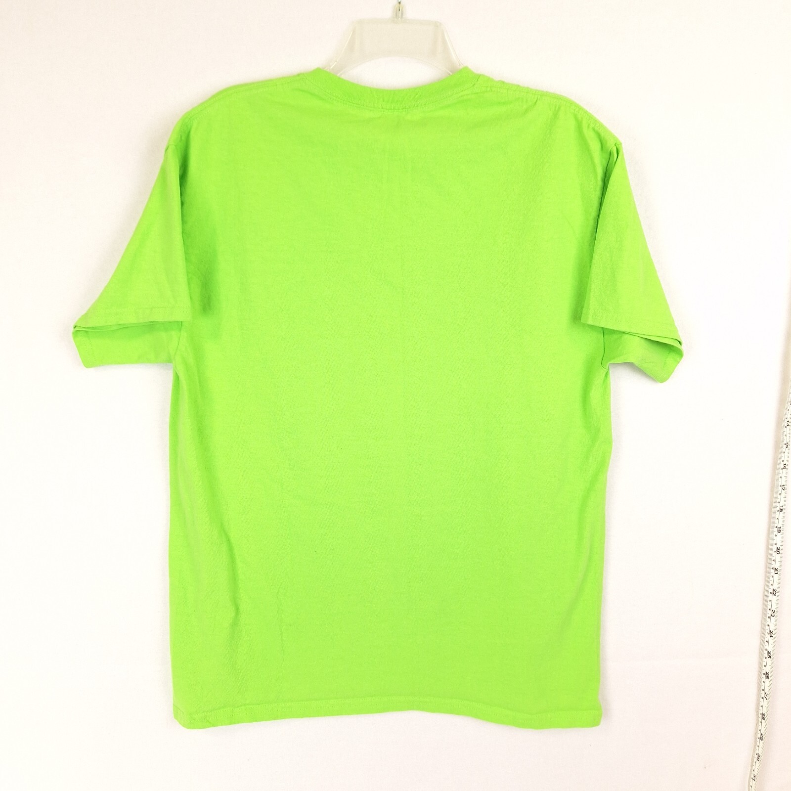 T Shirt Mens L Lime Green Short Sleeve Crew Neck Streetwear Adults Gen Z Humor gallery