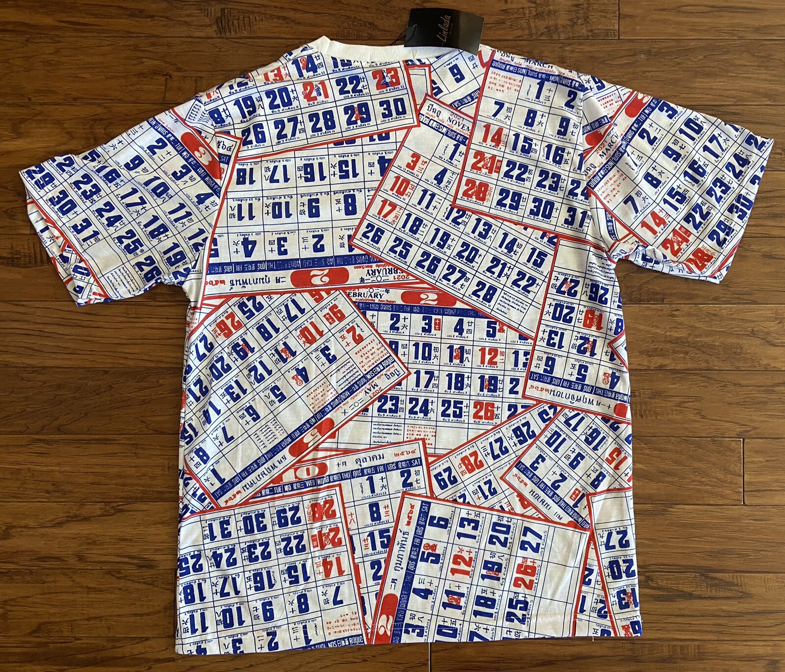 Linlada Brand Calendar Shirt Multi color New With Tag *( See Photos For Sizing)* gallery