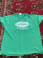 St Patrick’s day Gift Callahan Auto Parts Womens or Mens Crewneck T Shirt Tee☘️