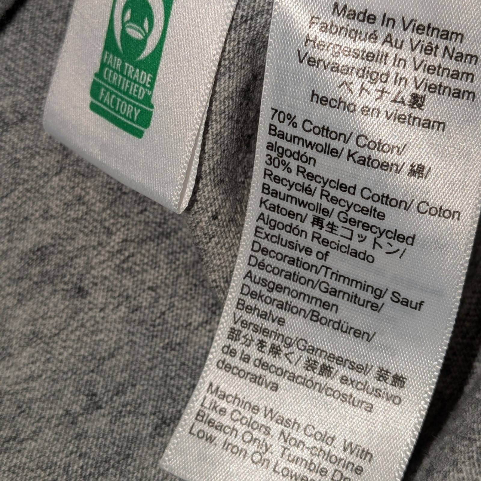 J. Crew Men XL Relaxed Vintage Jersey Henley Shirt Heather Grey NWOT $45 gallery