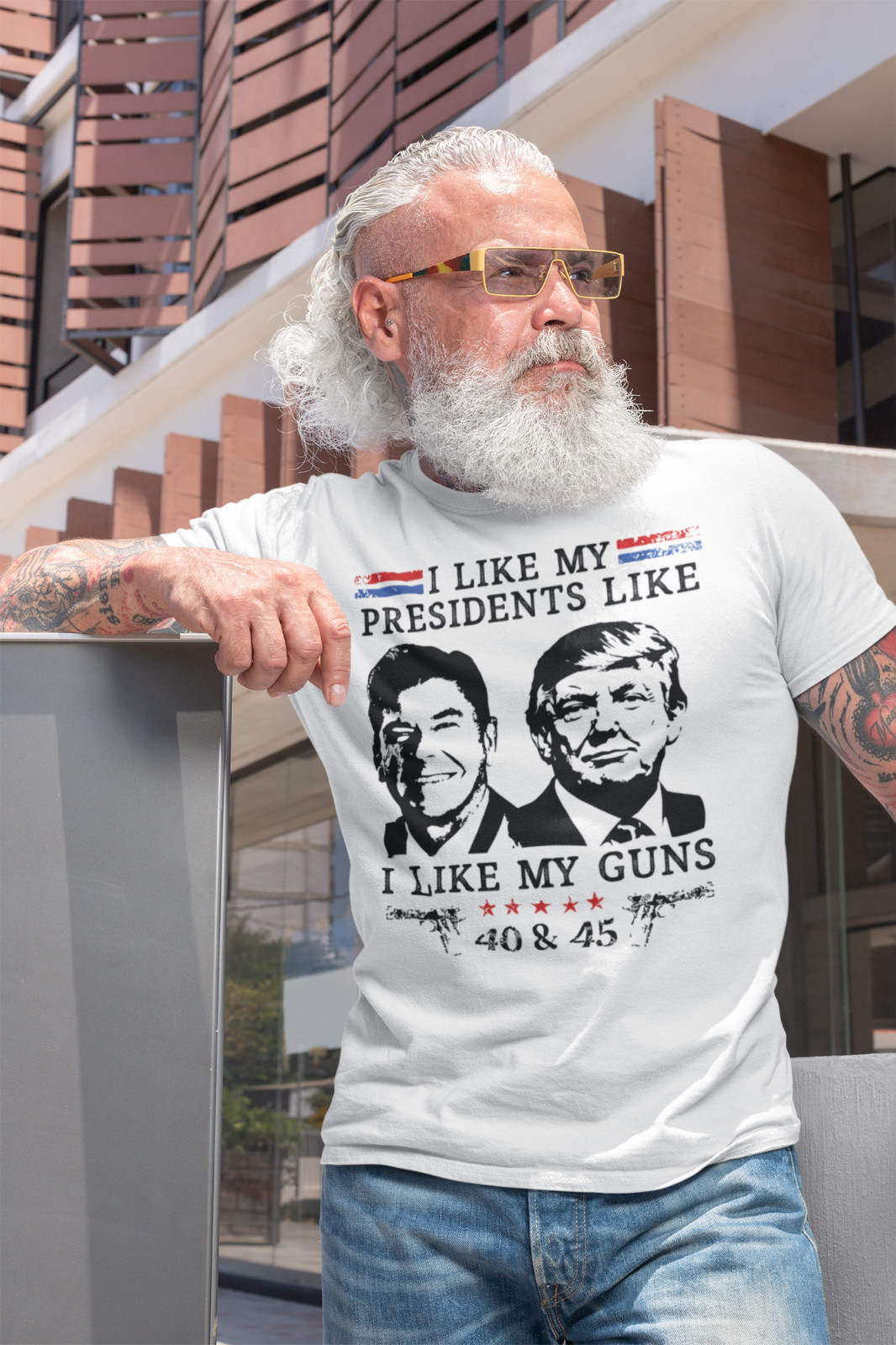 Donald Trump Support Trump Reagan Like My Presidents MAGA 2024 Election T-Shirt gallery