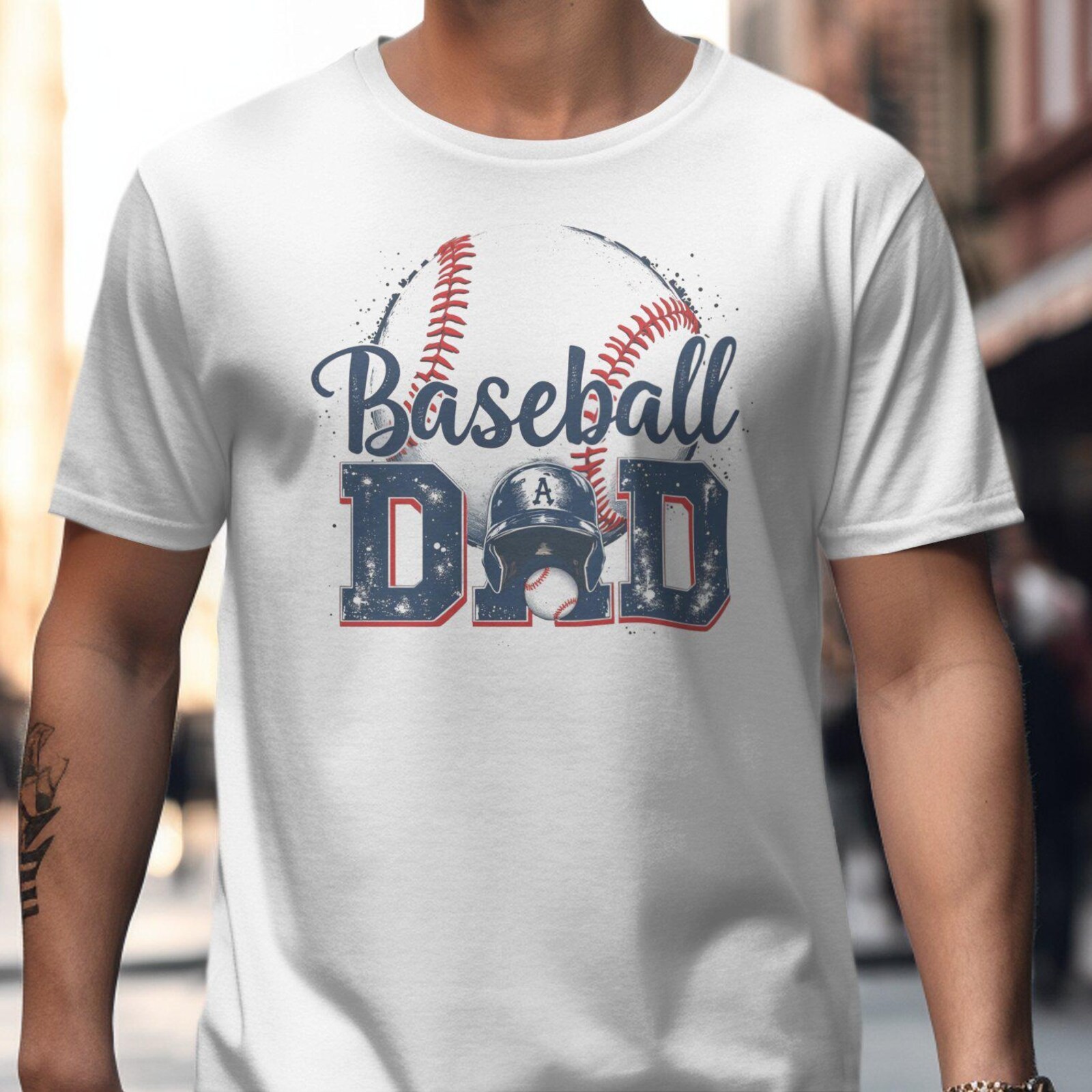 Baseball Dad T-Shirt, Perfect Gift for Dads Who Love Baseball, Sports Fan #26 gallery