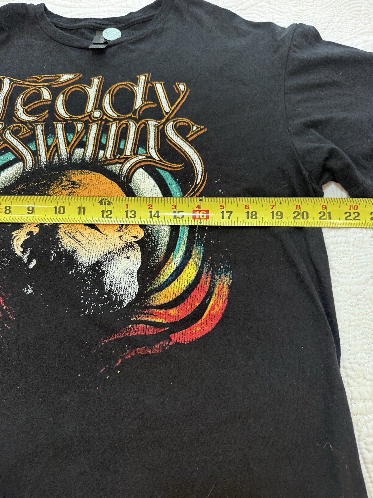 Teddy Swims Tour Gift Shirt For Fans Dbl Sided Epic Graphic Men’s L Blk EUC gallery
