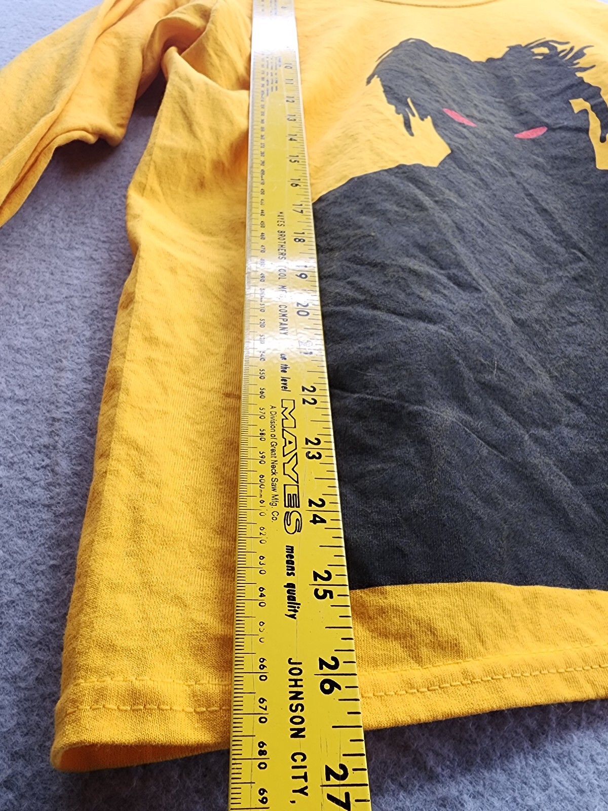 999 Shirt Mens size Small Yellow Red Eye Juice WRLD World Long Sleeve gallery