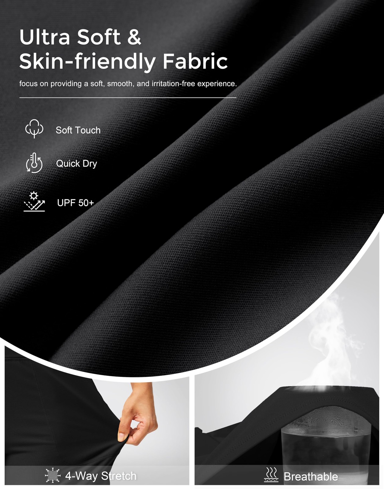 Women's Athletic Shorts 6" High Waisted Stretchy Bermuda Shorts for Women Qui... gallery