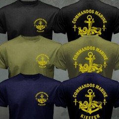 French Navy Special Forces Commandos Marine Fusiliers Marins Kieffer T-shirt