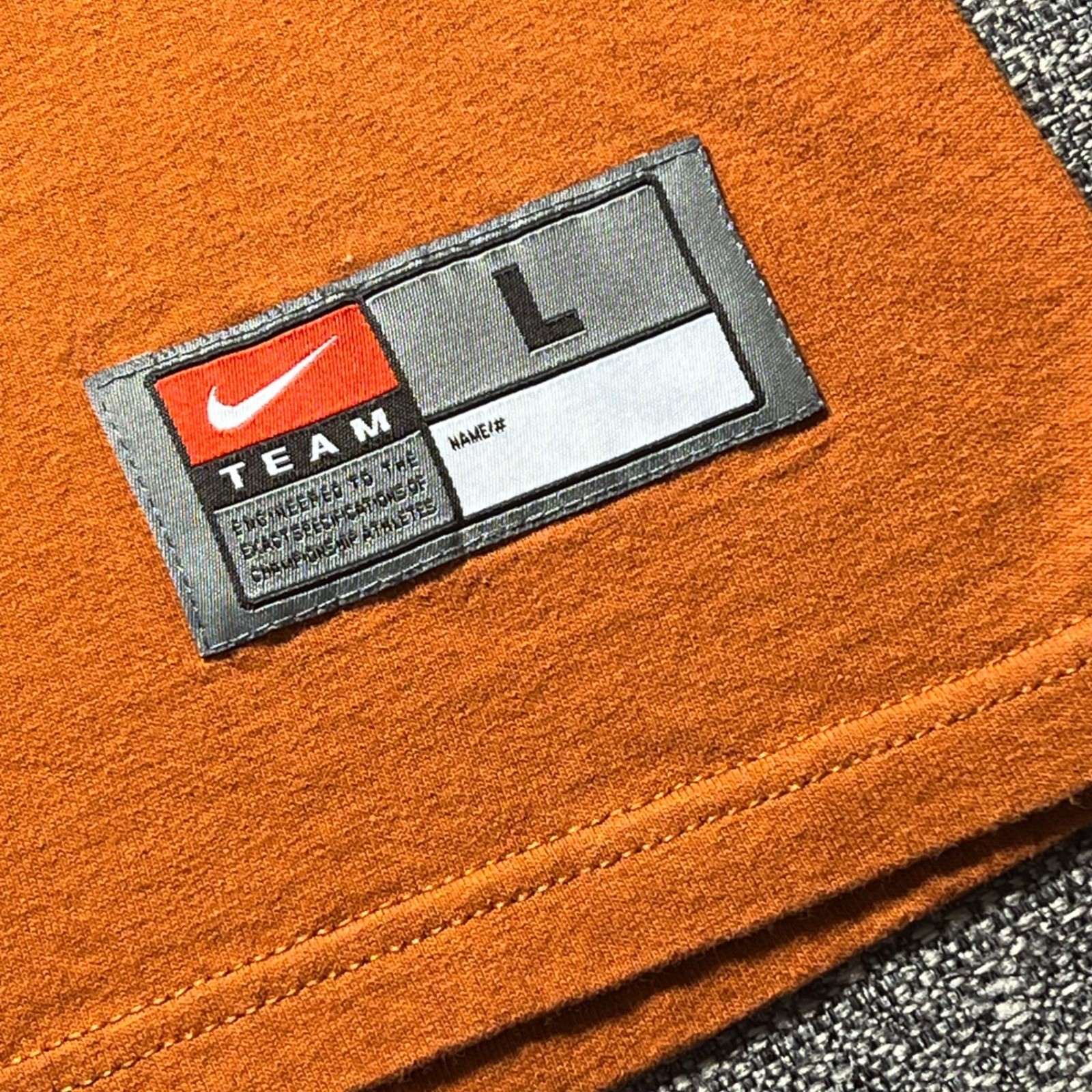Vintage Y2K Nike Team Texas Longhorns T Shirt Mens Large Burnt Orange NCAA UT gallery