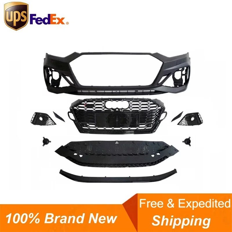 For Audi A5 S5 B9 2017-2019 Front Bumper Body Kit With ACC Grille RS5 B9.5 Style