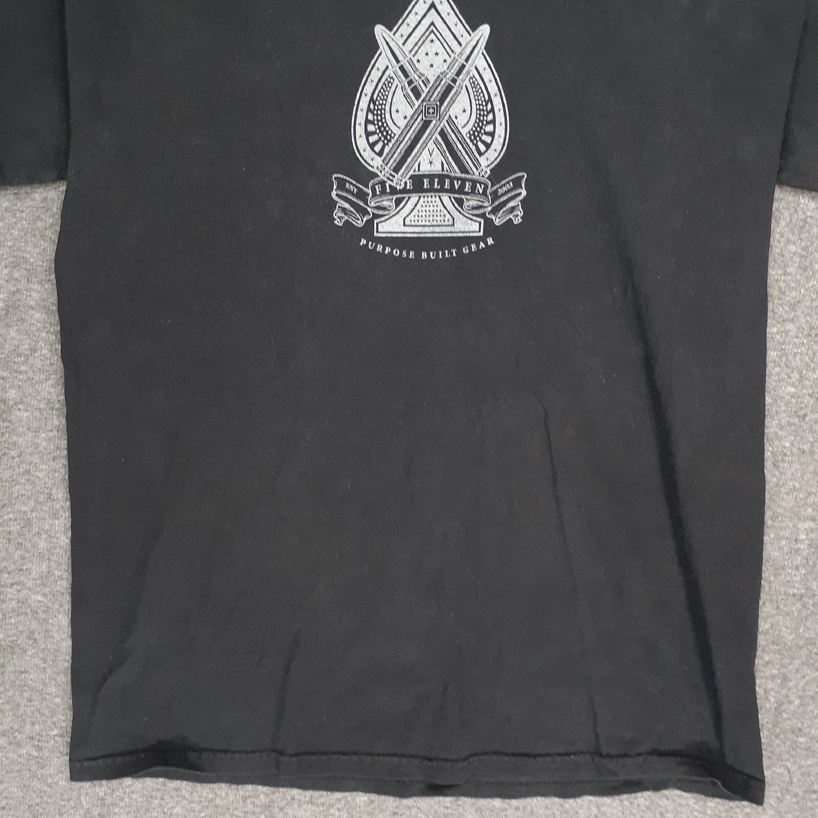 5.11 Tactical purpose built gear Shirt Adult L black Short Sleeve mens casual gallery