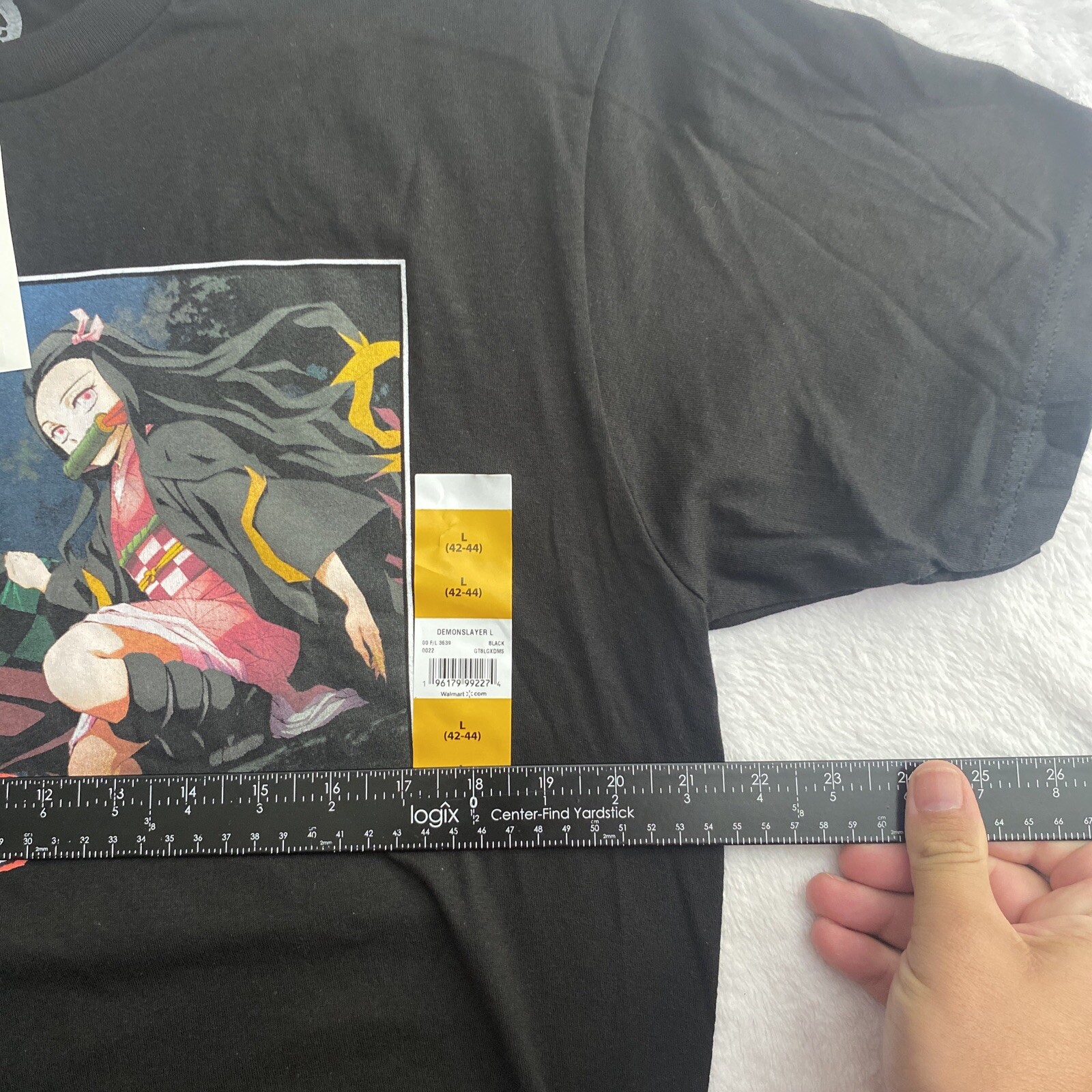 Demon Slayer T Shirt Sz large L Anime Japanese Comic Art Graphic Tee Black gallery